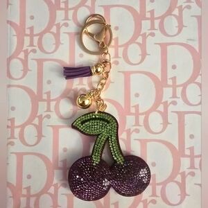 Cherry Bag Charm New 🍒